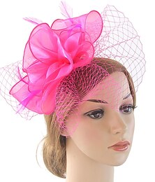 billiga -Elegant Derbyt Huvudbonad Fascinator Gentledam Maskeradkläder Dam Karnival Fest Derby Bröllopsfest Vuxna Fascinator Vår & sommar