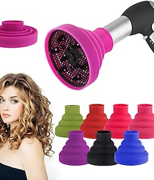 preiswerte -Fön Diffusor Universal faltbare Locken Föhn Locken Diffusor Abdeckung Haartrockner Zubehör Haarstyling-Werkzeug