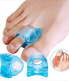 halpa -1 pari sininen pehmeä silikonigeeli varvaserotin hallux valgus bunion välikkeet peukalon korjaus jalkojen hoitotyökalu