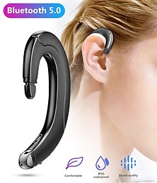 abordables -F8 os conduction oreille crochet écouteur bluetooth 5.0 hifi stéréo sans fil casque avec micro étanche sport écouteurs pour xiaom
