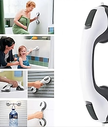 cheap -Shower Caddy Toilet Bathroom Armrest Suction Cups Non Slip Large Glass Doors And Windows Sliding Door Suction Cups Non Punching Non Marking Handle