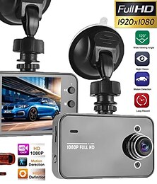 Недорогие -K6000 1080p Новый дизайн / Full HD Автомобильный видеорегистратор 120° Широкий угол 2.4 дюймовый IPS Капюшон с Ночное видение / Циклическая запись / Баланс белого Автомобильный рекордер
