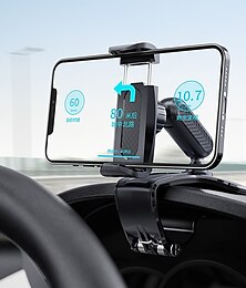 halpa -yleisauton kojelaudan puhelimen pidike auto matkapuhelimen teline gps-kiinnike säädettävä 360 matkapuhelinteline autotarvikkeiden pidike