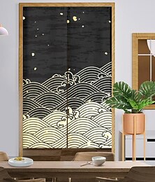 cheap -Kitchen Curtains Door Curtains Tapestry Decor,Japanese Noren Door Curtain Panel, Room Divider for Porch Livingroom Office Bedroom Patio