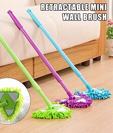 cheap -180 Degree Rotating Triangle Retractable Mop, Home Bathroom Kitchen Ceiling Tile Floor Wall Mops for Floor Cleaning
