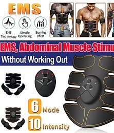 olcso -ems elektromos izomstimulátor otthoni edzőtermi felszerelés fitnesz masszázs váll láb kar hasi edző testmasszírozó (az elem nem tartozék)