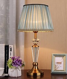 cheap -Bedside lamps Multi-shade / Ambient Lamps Crystal / Nordic Style For Living Room / Bedroom Metal Green