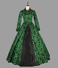 levne -Rokoko Viktoria Tarzı Vintage šaty Plesové Plesové šaty Marie Antonietta Maškarní kostým Dámské Královský Plesová maškaráda Karneval Párty předvečer Všech svatých Dospělé Šaty