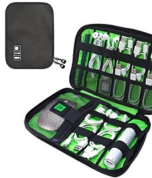 economico -organizer per elettronica da viaggio organizer universale per cavi da cabina organizer compatto per elettronica borsa tecnologica portatile custodia per cavi da viaggio elementi essenziali da viaggio