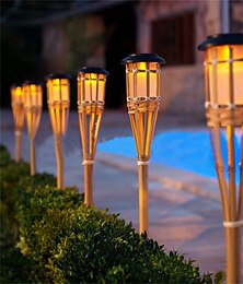 halpa -2kpl ulkopuutarha aurinko bambu taskulamppu valo maisemapolku aurinko taskulamppu valo aurinkopolku nurmikkolamput valokeila juhla koristelamppu