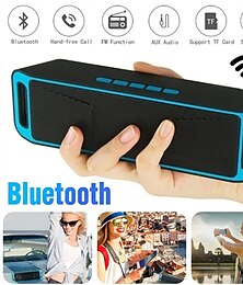 cheap -Portable Wireless Bluetooth Speakers Built-in 1800mAh Battery Power Bank Outdoor Portable TWS Speakers with Powerful Rich Bass Loud Stereo Sound 33ft Wireless Range HD Call Compatible with iPhone