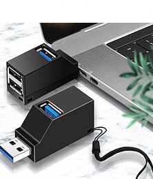Χαμηλού Κόστους -usb 3.0 hub extensioner mini splitter box 3 ports high speed for pc laptop u disc card reader