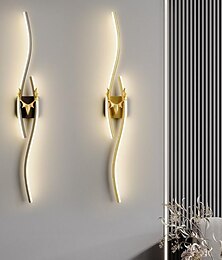 abordables -Appliques murales led simple escalier moderne chambre lampe de chevet salon tv fond mur bande lumineuse applique murale de luxe