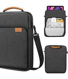 halpa -Laptop Shoulder Bags Tablet Case Compatible with Macbook Air Pro HP Dell Lenovo Asus Chromebook Notebook Laptop Carrying Case Travel Bag Laptop Carrying Case Cover With Handle