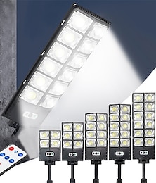 お買い得  -ソーラー街路灯屋外防水高輝度夕暮れから夜明けまで led ランプとモーションセンサーリモコンガーデンパティオポーチガレージ