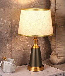 economico -Lampada Da Tavolo Camera Da Letto Europea Creativa Romantica Calda Americana Moderna Semplice Tocco Nordic Light Lampada Da Comodino Di Lusso