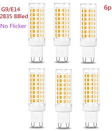 economico -6pcs ha condotto la lampadina g9 88led lampada ac 220v lampadina smd2835 ha condotto il riflettore lampadario illuminazione lampada alogena e14