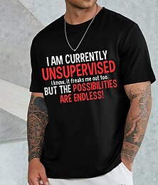 preiswerte -Herren Übergröße T Shirt Groß und hoch Graphic Rundhalsausschnitt Bedruckt Kurze Ärmel Sommer Strassenmode Stilvoll Brautkleider schlicht Oberteile Outdoor Ausgehen Oberteile