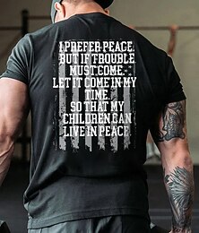preiswerte -Herren Übergröße T Shirt Groß und hoch Graphic Rundhalsausschnitt Bedruckt Kurze Ärmel Strassenmode Stilvoll Brautkleider schlicht Oberteile Outdoor Ausgehen Oberteile