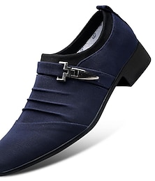 voordelige -Voor heren Instappers en instappers Grote maten Comfortabele schoenen Casual Buiten Dagelijks Canvas Ademend Leegloper Zwart blauw Grijs Zomer Lente