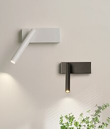 baratos -Lightinthebox led lâmpadas de parede 7w criativo girar ajustável parede lightemote controle quarto cabeceira luz leitura