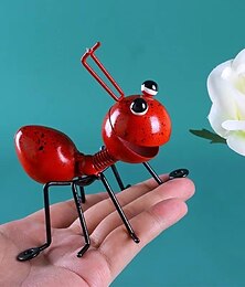cheap -1pc Creative Iron Art Ant Animal Ornament, Home Decor