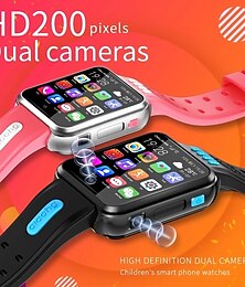 お買い得  -W5 スマートウォッチ 1.54 インチ スマート·ウォッチ 4G 着信通知 アクティビティトラッカー コミュニティー・シェア カメラ と互換性があります Android iOS IP 67 キッズ 女性 男性 ハンドフリーコール 映像 カメラ