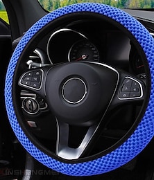 cheap -StarFire No Inner Ring 6 Colors Optional Sandwich Ice Silk Elasticated Steering Wheel Cover Summer Cool Universal Handle Cover