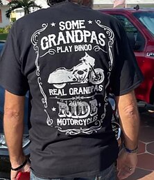 preiswerte -Herren Übergröße Groß Hoch T Shirt Tee Grafischen T-Shirt Rundhalsausschnitt Schwarz Weiß Dunkelblau Kurze Ärmel Outdoor Ausgehen Bedruckt Buchstabe Bekleidung Baumwollmischung Stilvoll Brautkleider