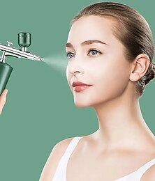 economico -ossigeno facciale aerografo portatile vaporizzatore facciale portatile per regali donna strumento per la cura della pelle iniezione di ossigeno nebulizzatori facciali dispositivo per uso domestico