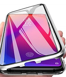 abordables -teléfono Funda Para Samsung galaxia S25 Ultra S24 S23 S22 Plus Ultra A54 A34 A14 A72 A53 A33 A23 A13 A71 A12 A32 adsorción magnética y protector de pantalla Transparente Magnética Transparente Vidrio