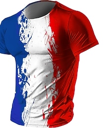 ieftine -Tricouri patriotice pentru bărbați tricou grafic 'Încearcă asta într-un oraș mic' tricou grafic bumbac tricou cu mânecă scurtă tricou grafic negru alb bleumarin tricou confortabil modă de stradă