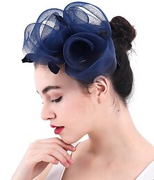 cheap -Fascinators Hats Headpiece Sinamay Formal Wedding Kentucky Derby Horse Race Ladies Day Glam Retro Elegant With Feather Headpiece Headwear