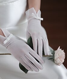 cheap -Mesh Suit Length Glove Stylish / Elegant With Bowknot Wedding / Party Glove
