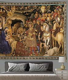 abordables -renaissance suspendus tapisserie mur art grande tapisserie murale décor photographie toile de fond couverture rideau maison chambre salon décoration