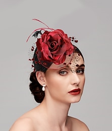 cheap -Fascinators / Hats / Headwear with Floral 1PC Special Occasion / Ladies Day / Melbourne Cup Headpiece