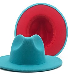 preiswerte -Hüte Wolle / Acryl Fedora-Hut Formal Hochzeit Einfach Mit Pure Farbe Kopfschmuck Kopfbedeckung