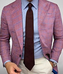 economico -Giacca sportiva blazer da uomo casual vino blu taglia regolare