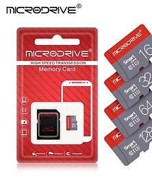 זול -כרטיס זיכרון של מותג microdrive 32gb 64gb 128gb sdxc/sdhc כרטיס sd mini class 10 tf flash mini sd כרטיס לסמארטפון/מצלמה