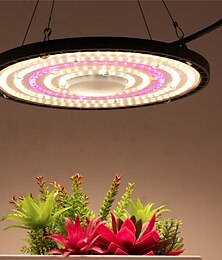 זול -LED לגדל אור שמש מלא ספקטרום צמיחה אור מקורה מנורת פיטו לצמחים פרחים לגדל תיבת eu/au plug ac220-265v