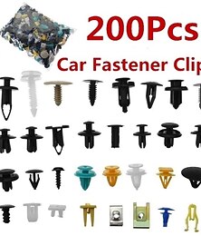 abordables -Starfire 50/100/200 pièces/ensemble clips en plastique universels pour garde-boue de voiture porte de pare-chocs intérieur de voiture doublure panneau de retenue clips de poussée