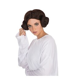 economico -parrucca da donna Leia Space Princess in costume da panino cosplay nuove parrucche di Halloween