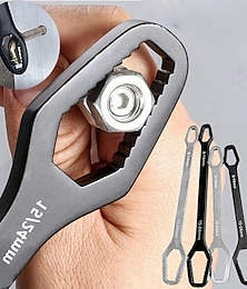 ieftine -1 bucată cheie dublă multifuncțională de 3-24 mm, unelte de uz casnic cheie universală cu auto-strângere reglabilă în formă specială unelte de mână portabile