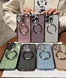 זול -טלפון מגן עבור אייפון 15 פרו מקס פלוס iPhone 14 13 12 11 Pro Max Plus כיסוי אחורי עם Magsafe ומגן מסך TPU