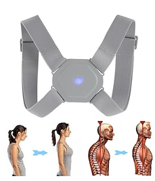 cheap -Adjustable Intelligent Posture Trainer Smart Posture Corrector Upper Back Brace Clavicle Support for Men and Women Pain Relief