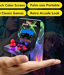 economico -mini arcade console retrò portatile portatile classico gioco joystick giocatore popolare con 200 giochi