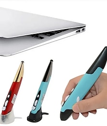 voordelige -mini 2.4ghz usb draadloze muis optische pen luchtmuis voor laptop pc