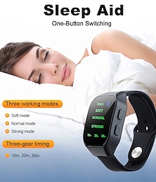 abordables -aide au sommeil ems montre impulsion à micro-courant aide au sommeil rapide bracelet intelligent anti-anxiété insomnie dispositif d'hypnose soulagement de la pression