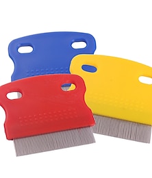 baratos -pente para gato pente de dentes apertados para animais de estimação pente flutuante para pulgas beleza para gatos pente limpo