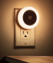 economico -Luce Notturna Led Dal Tramonto All'Alba Con Sensore Intelligente Da Parete Per Bagno Camera Da Letto Casa Cucina Corridoio Risparmio Energetico